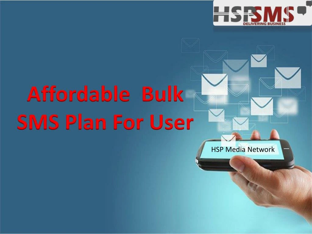 affordable bulk sms plan for user