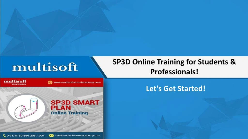 sp3d online training for students professionals