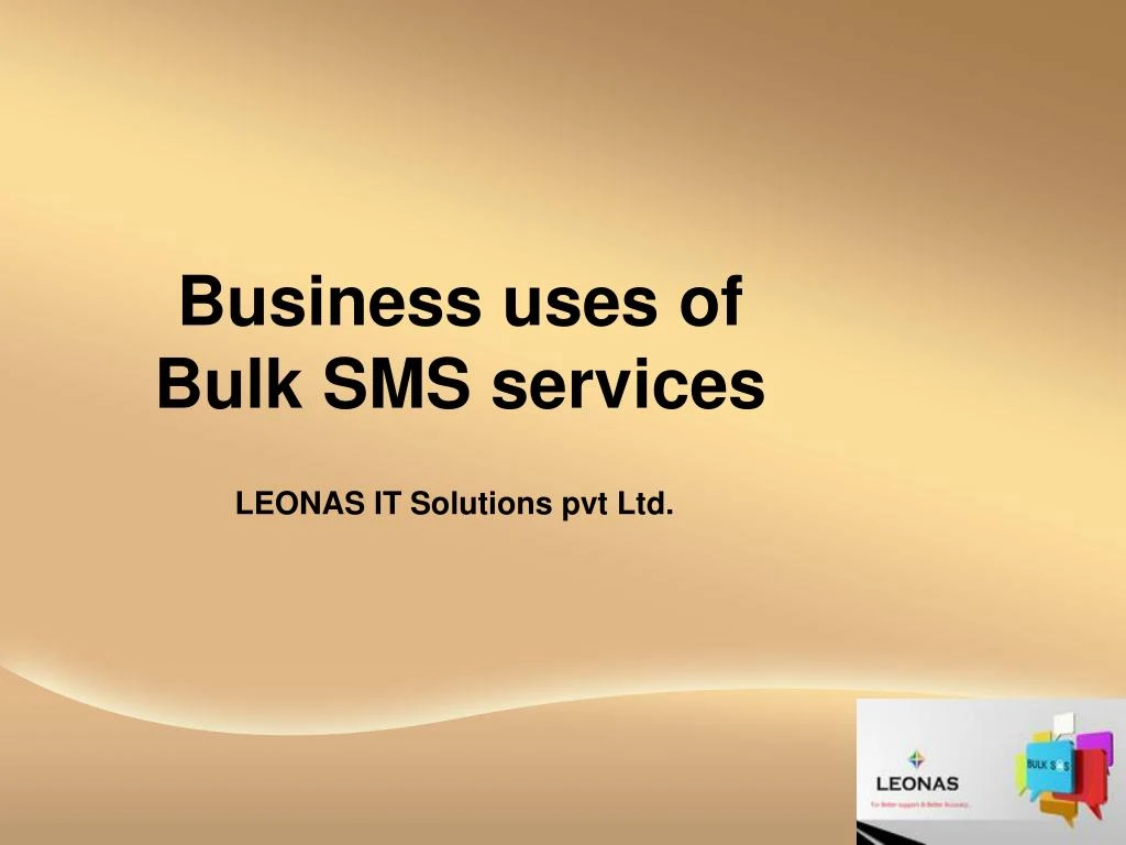 business uses of bulk sms services