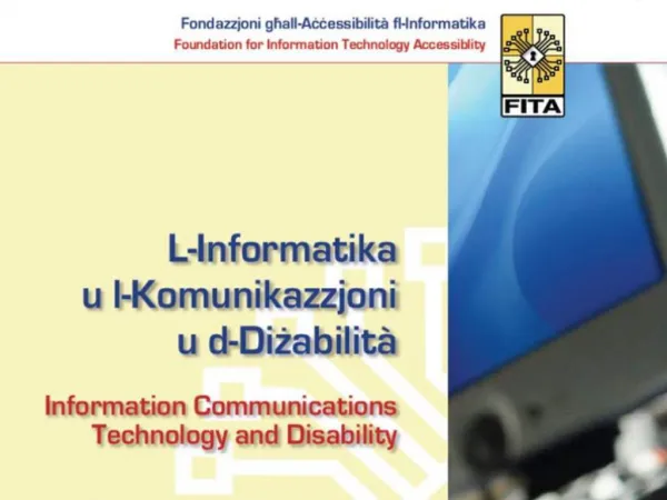 ICT and Disability