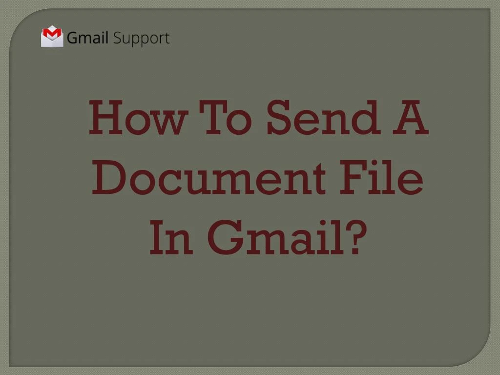 how to send a document file in gmail