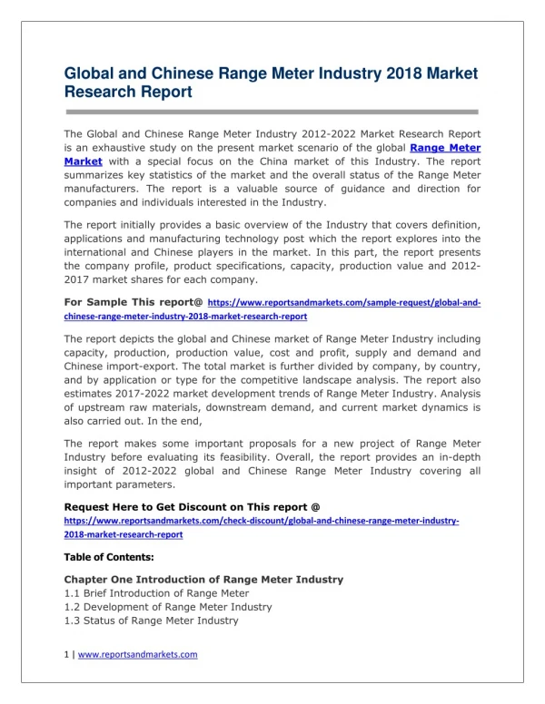 Range Meter 2018-2023 Global Key Manufacturers Analysis Review