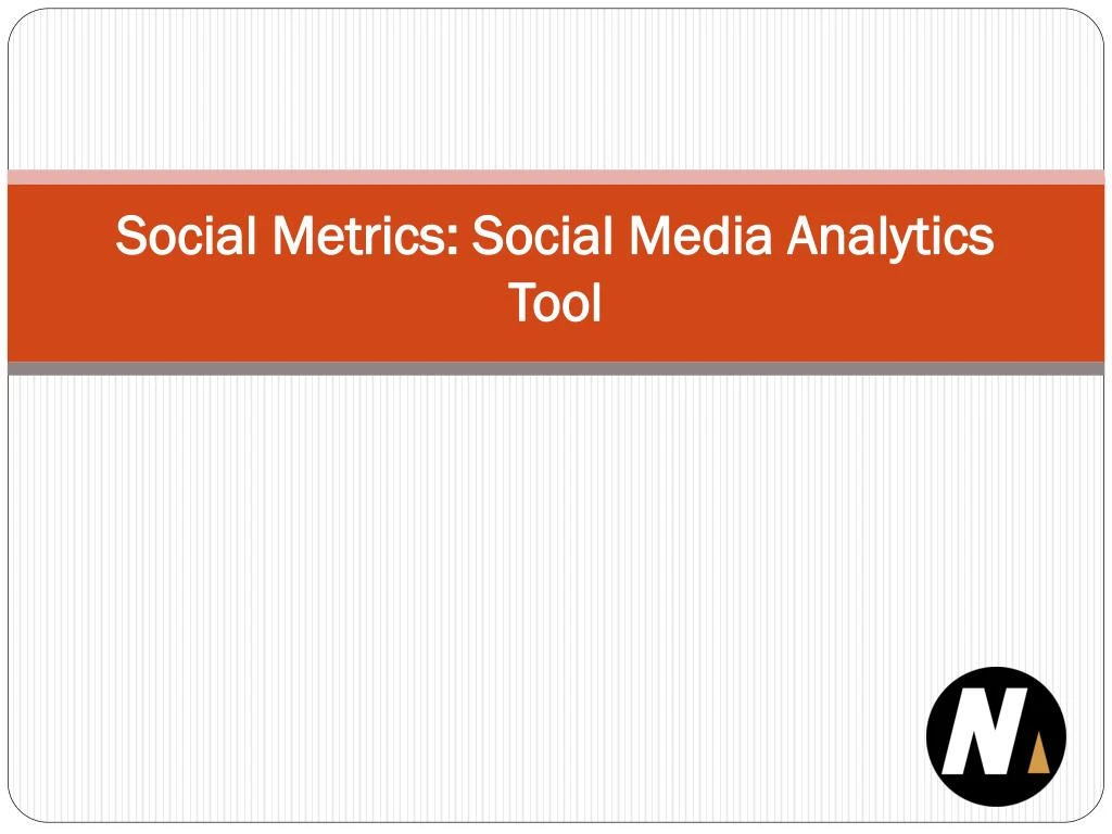 social metrics social media analytics tool
