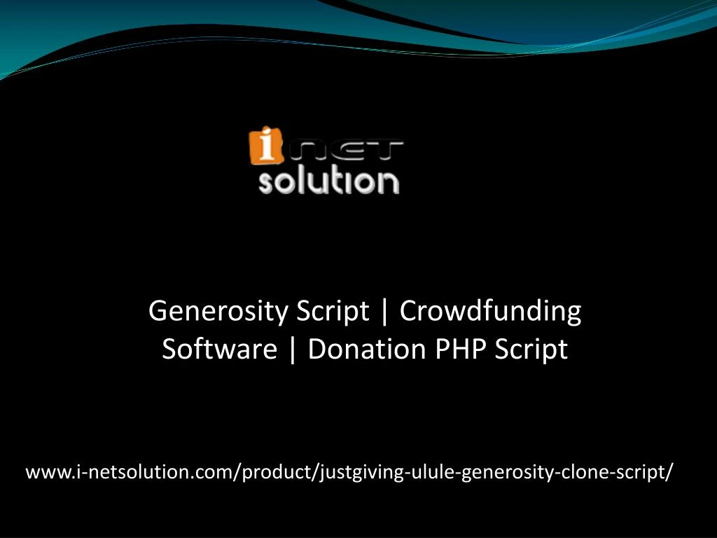 generosity script crowdfunding software donation php script