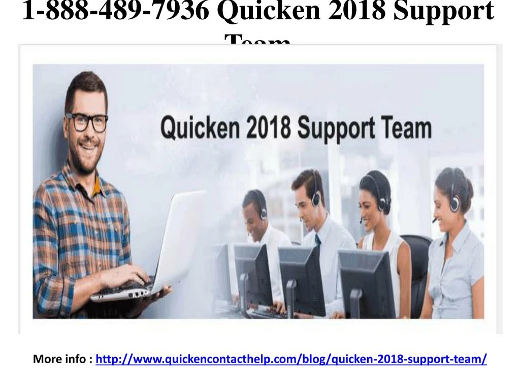 1 888 489 7936 quicken 2018 support team