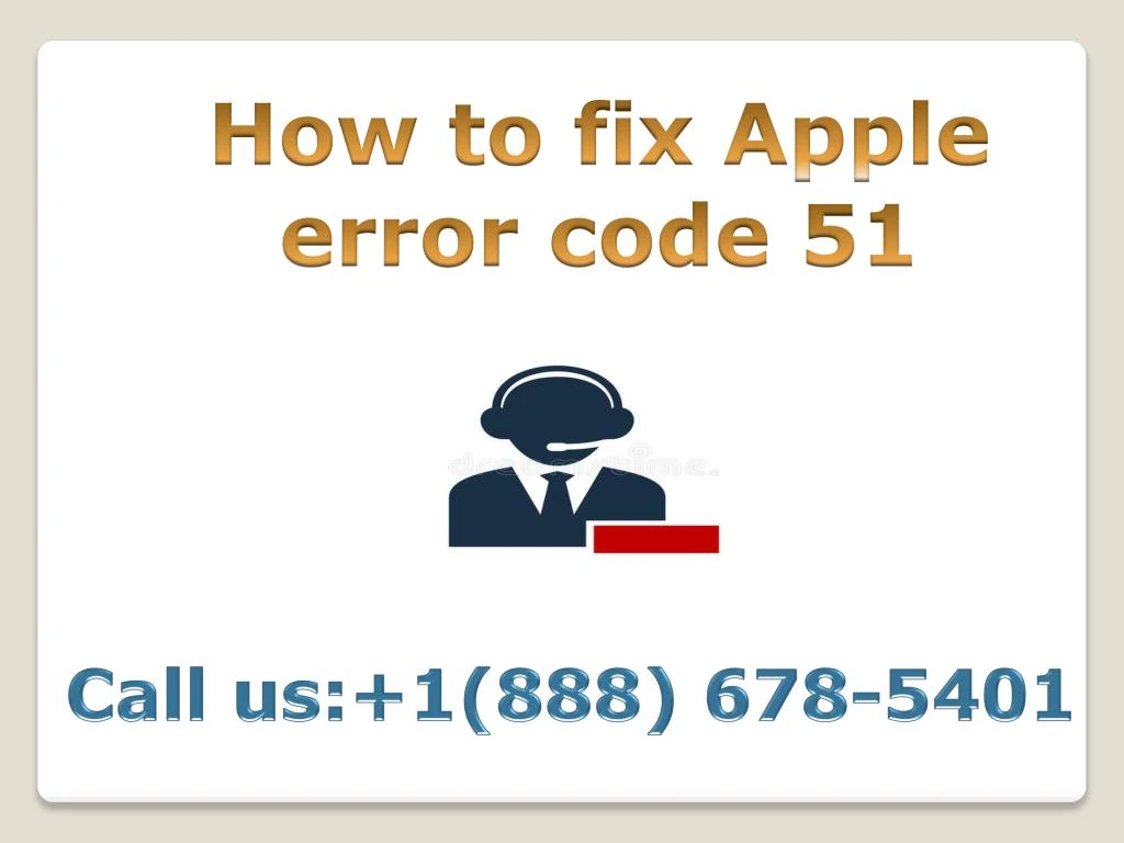 how to fix apple error code 51