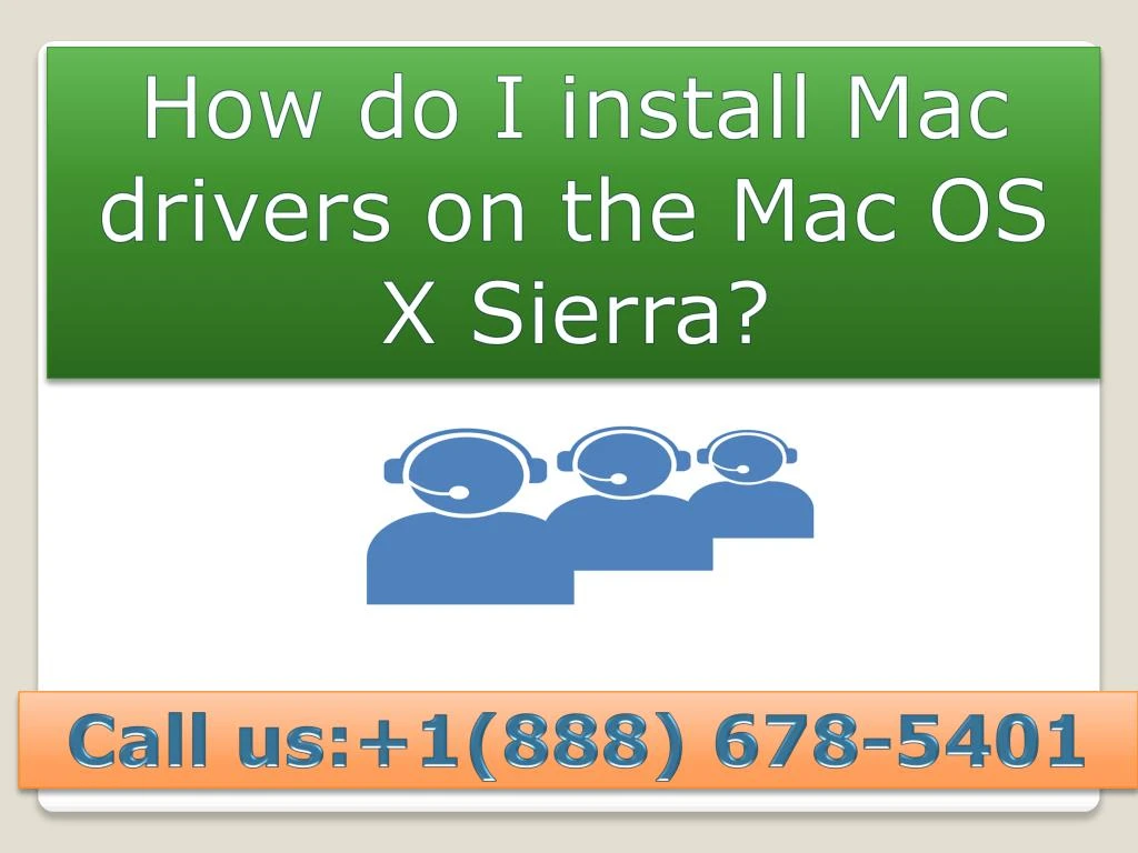 how do i install mac drivers