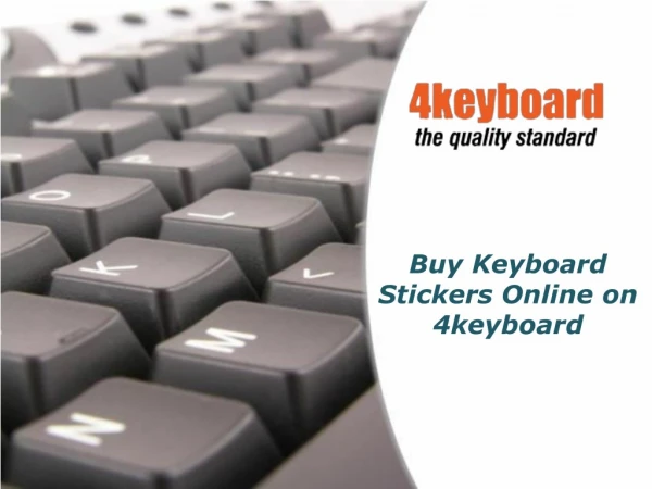 Buy Keyboard Stickers Online on 4keyboard