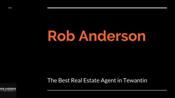 The Best Real Estate Agent in Tewantin - Rob Anderson