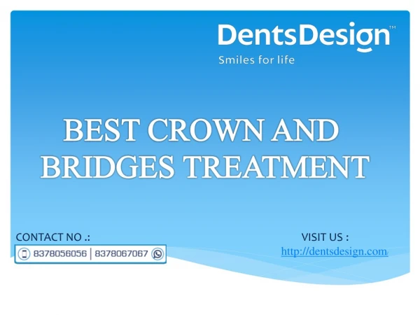 Best Dental Crown and Bridges Treatment in Pune