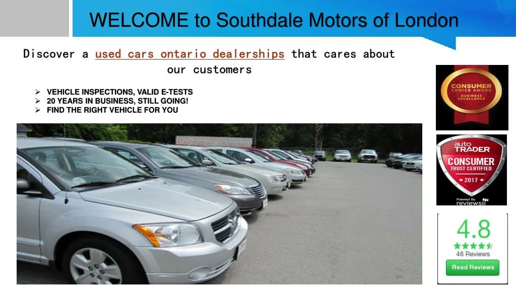 welcome to southdale motors of london
