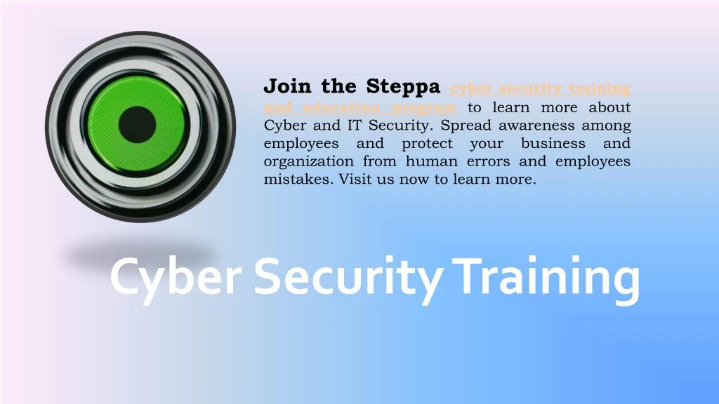 join the steppa cyber security training