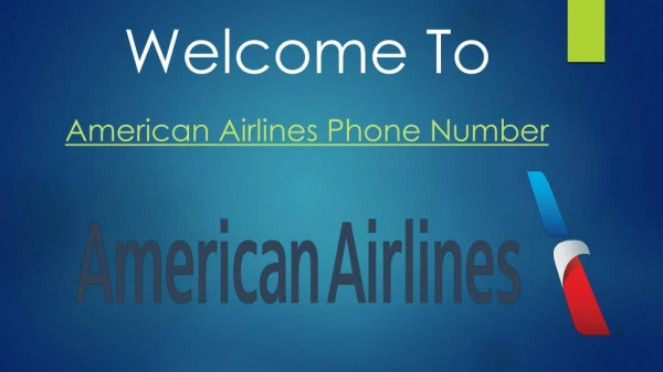 American Airlines Phone Number 1-888-764-8043
