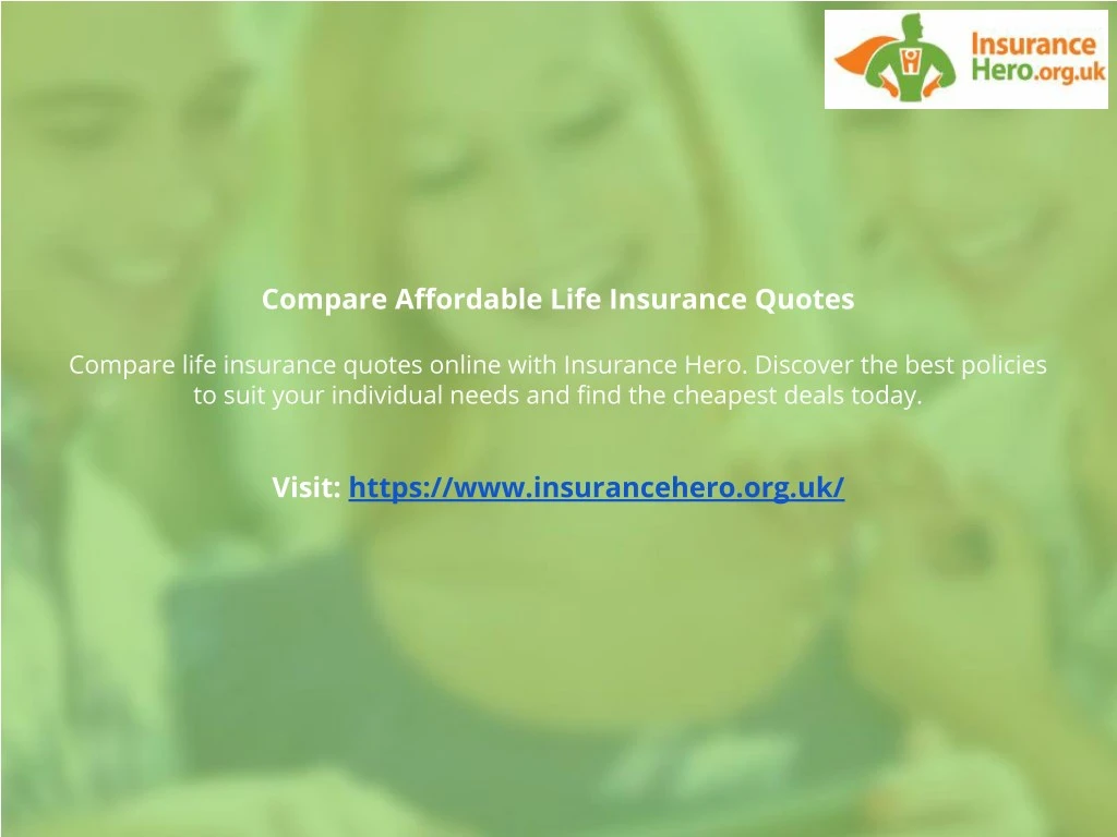compare affordable life insurance quotes