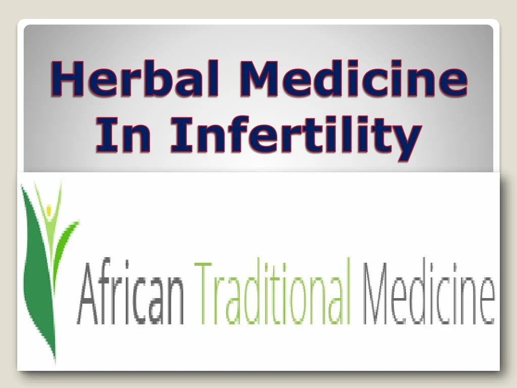 herbal medicine in infertility