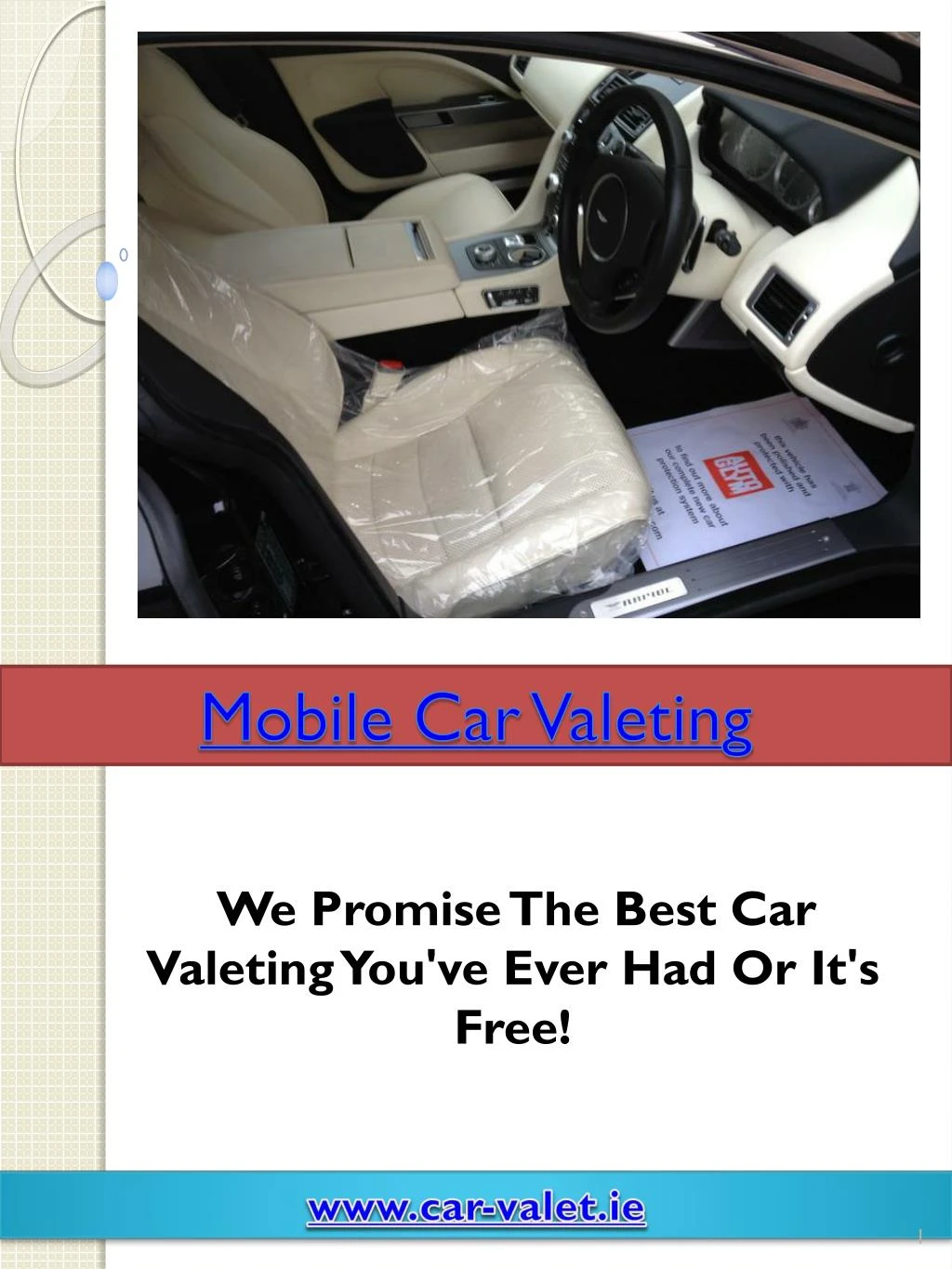mobile car valeting