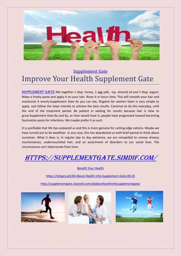 Health Sport This Supplement Gate