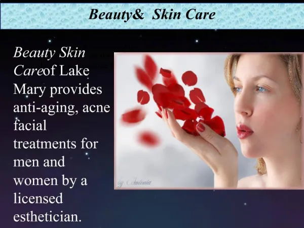 Skin Care - Tips For Healthy Skin Care