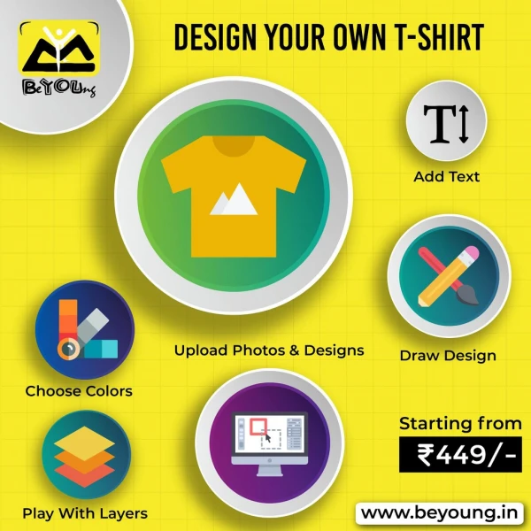 Buy Customized T-shirt Online in India at Beyoung