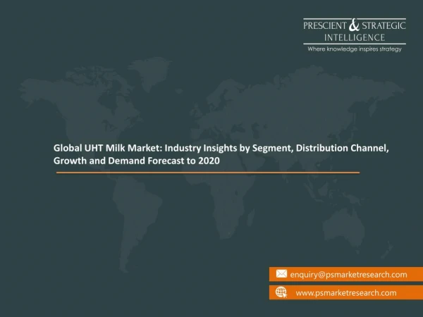 Global UHT Milk Market: Industry Insight
