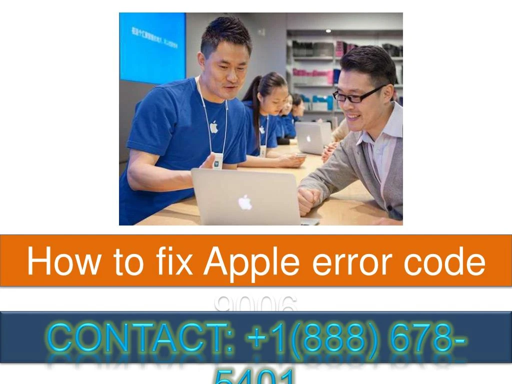 how to fix apple error code 9006