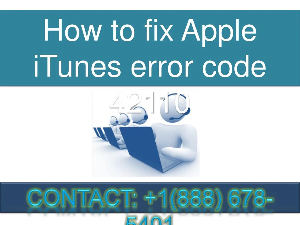 how to fix apple itunes error code 42110