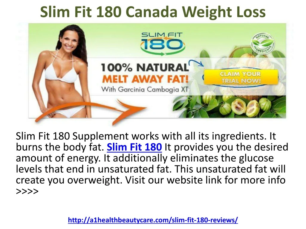 slim fit 180 canada weight loss
