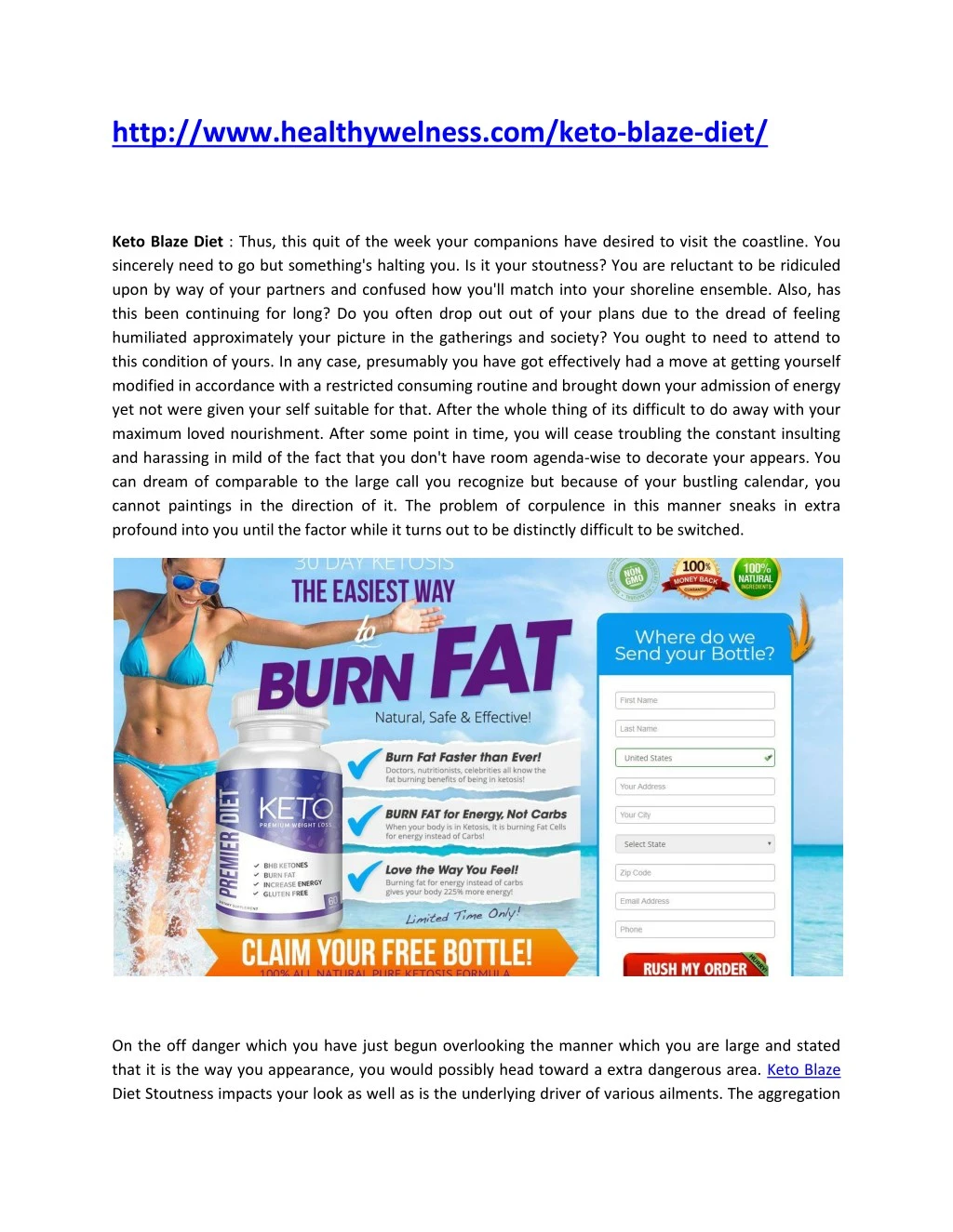 http www healthywelness com keto blaze diet