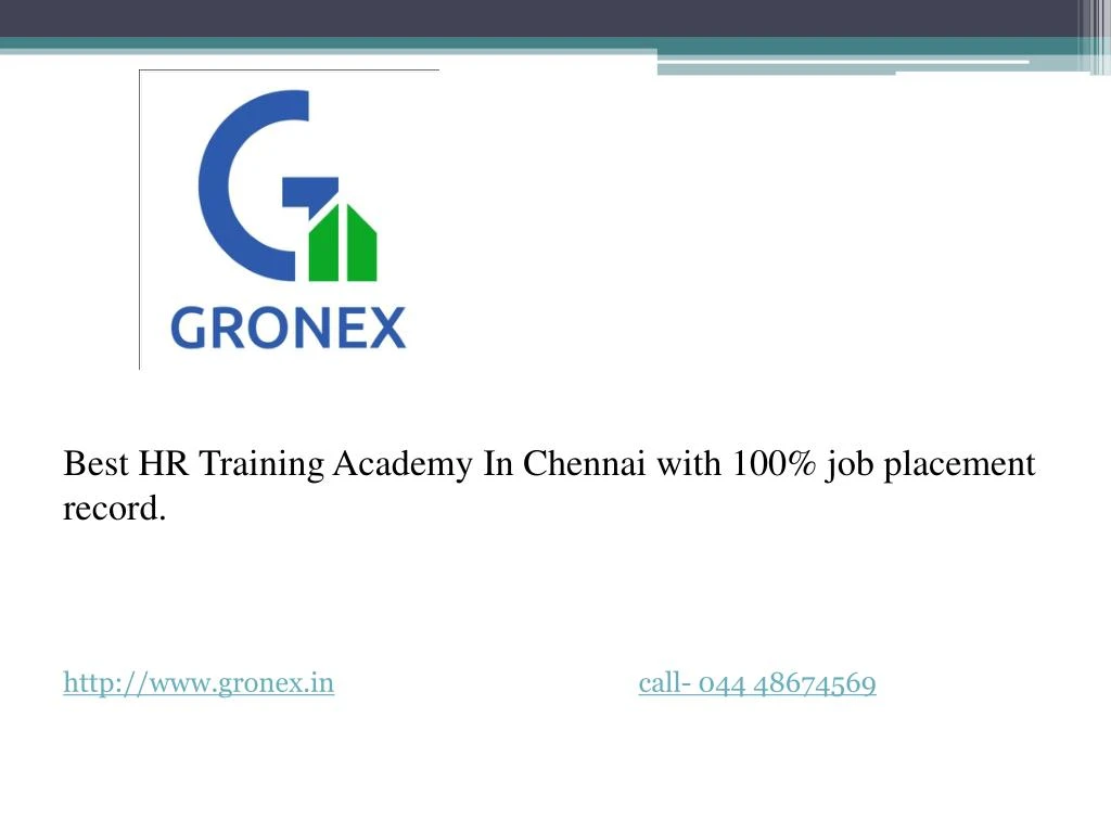 best hr training academy in chennai with