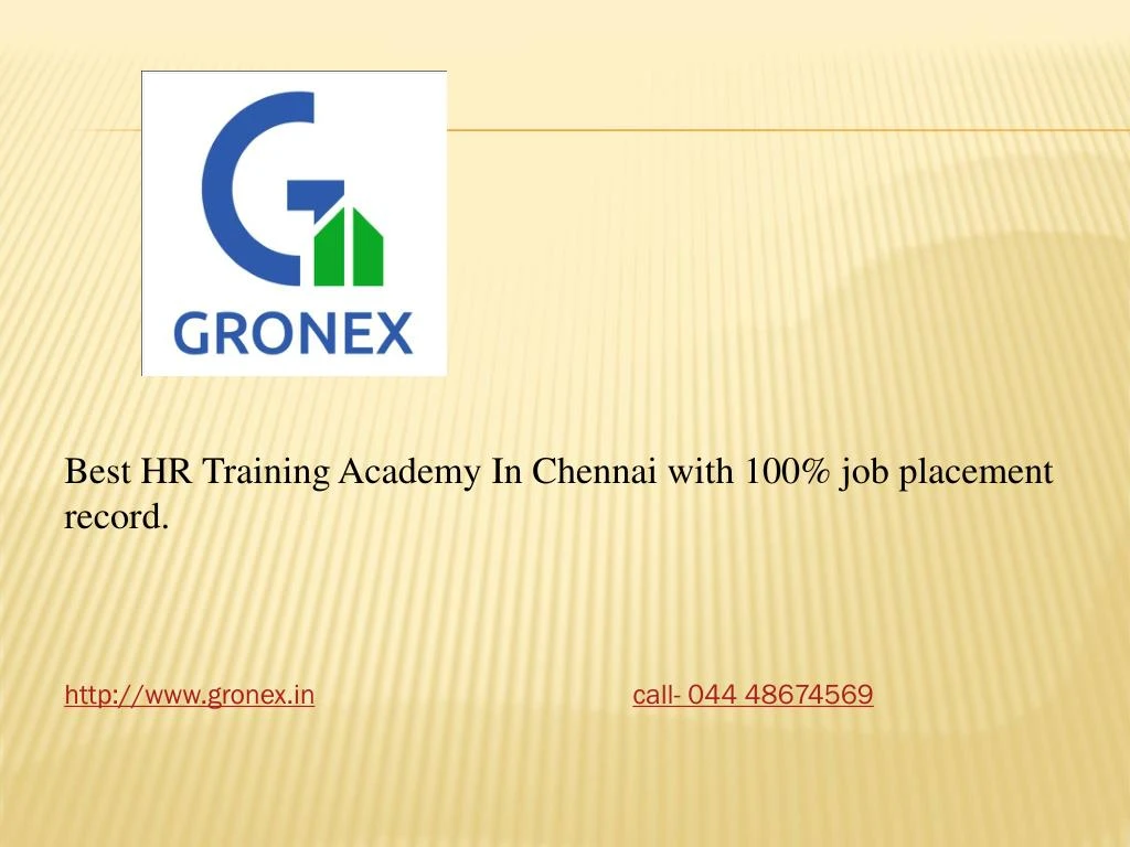 best hr training academy in chennai with