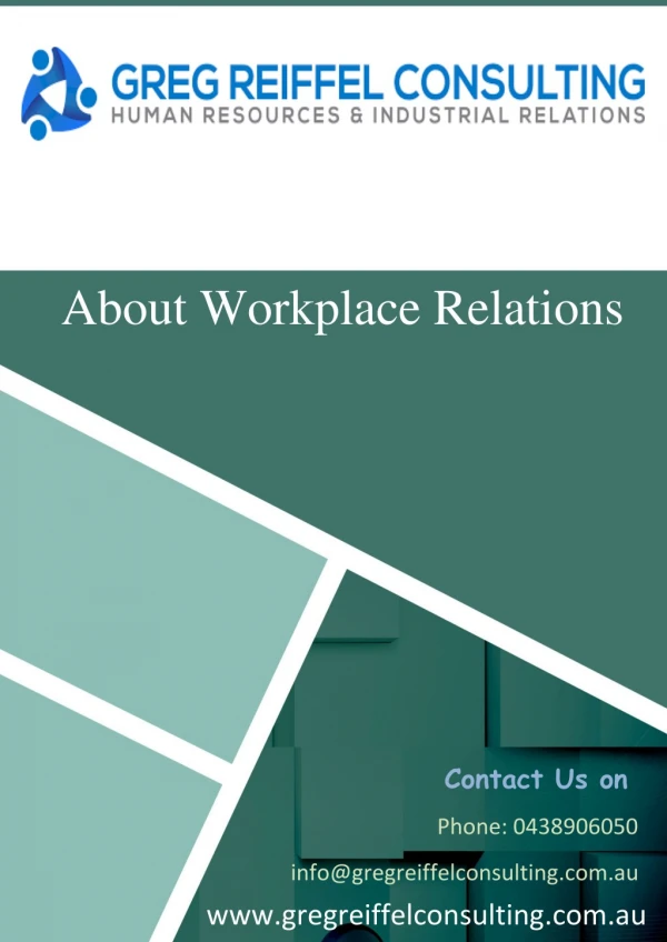 Why it is imperative to hire workplace relations specialist? - Greg Reiffel Consulting