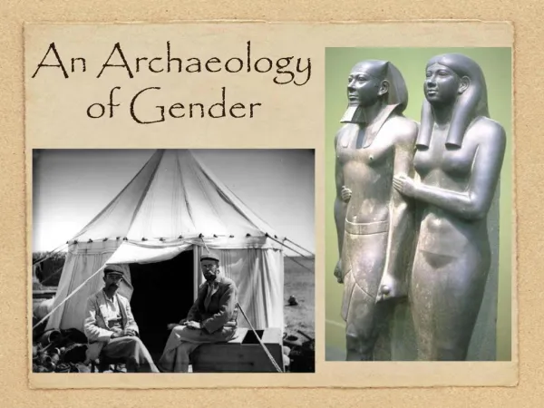 An Archaeology of Gender