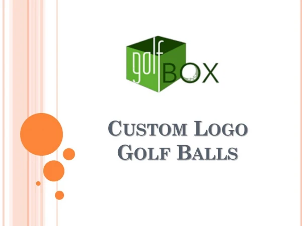 Custom Logo Golf Balls - golfbox.com