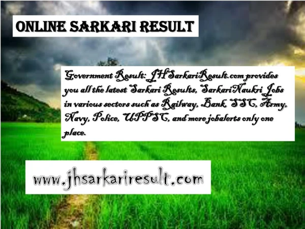 online sarkari result