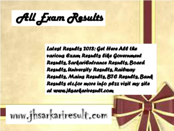 all exam results