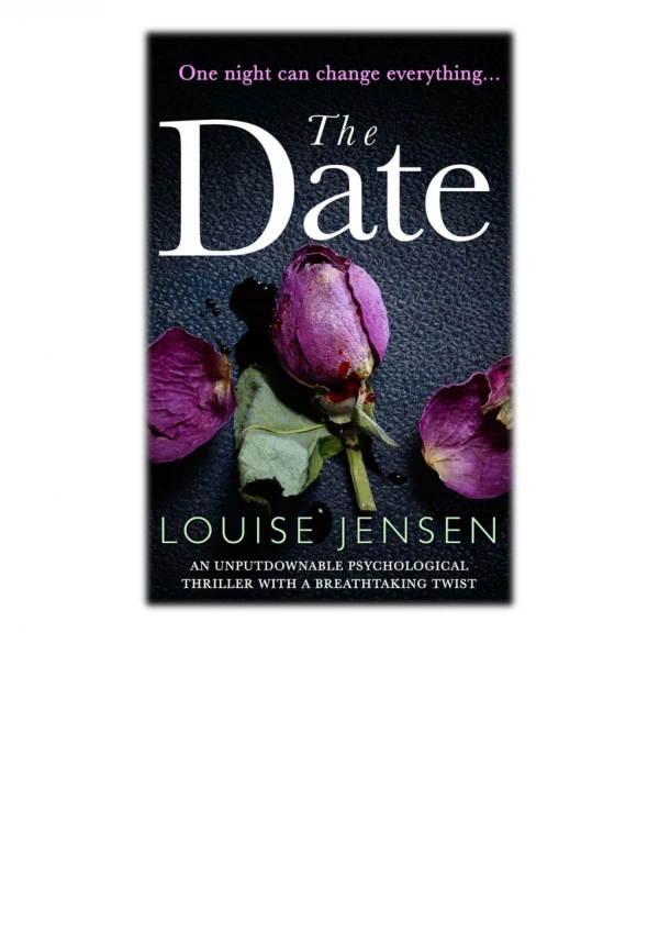 [PDF] Free Download The Date By Louise Jensen