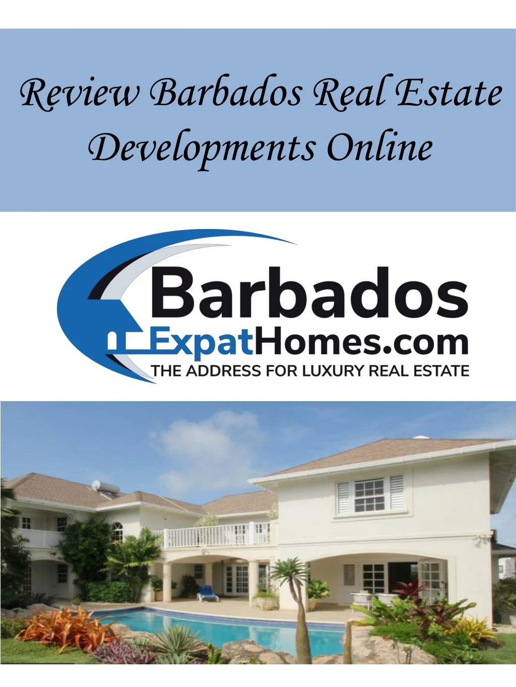 review barbados real estate developments online