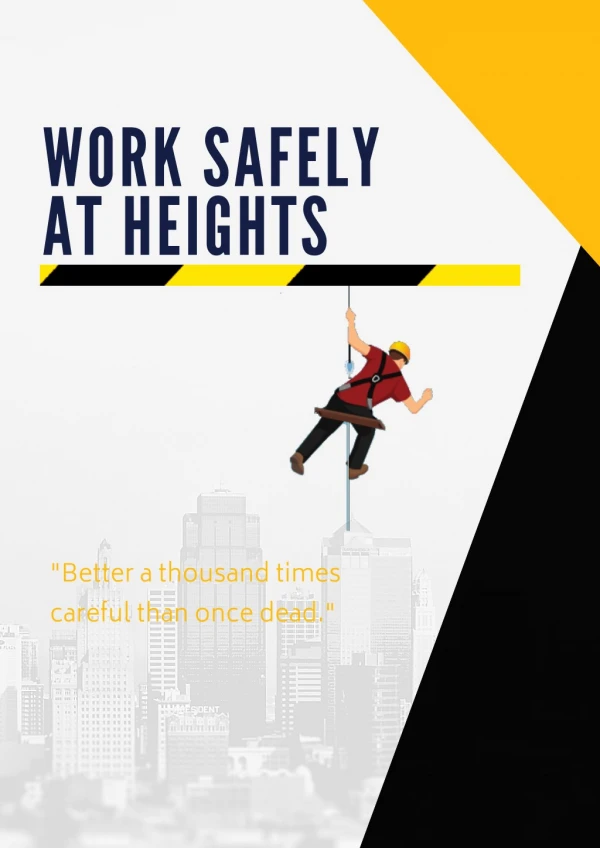 Work Safely at Heights