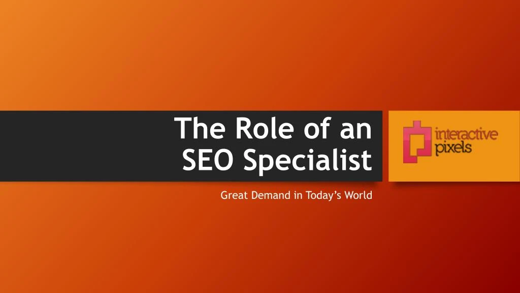 the role of an seo specialist