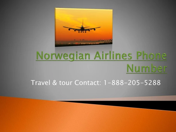Norwegian Airlines Phone Number