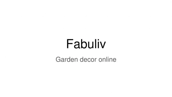 buy garden accessories online