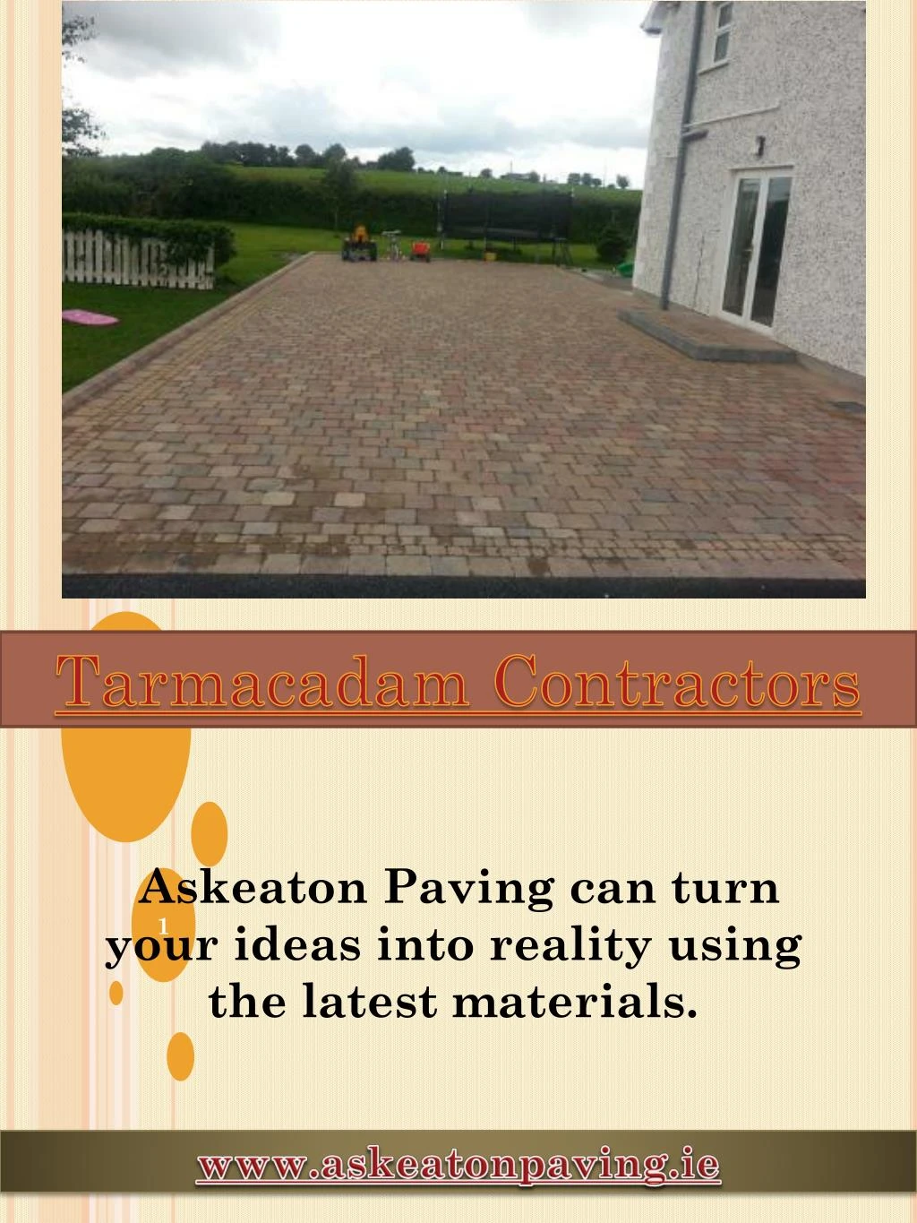 tarmacadam contractors