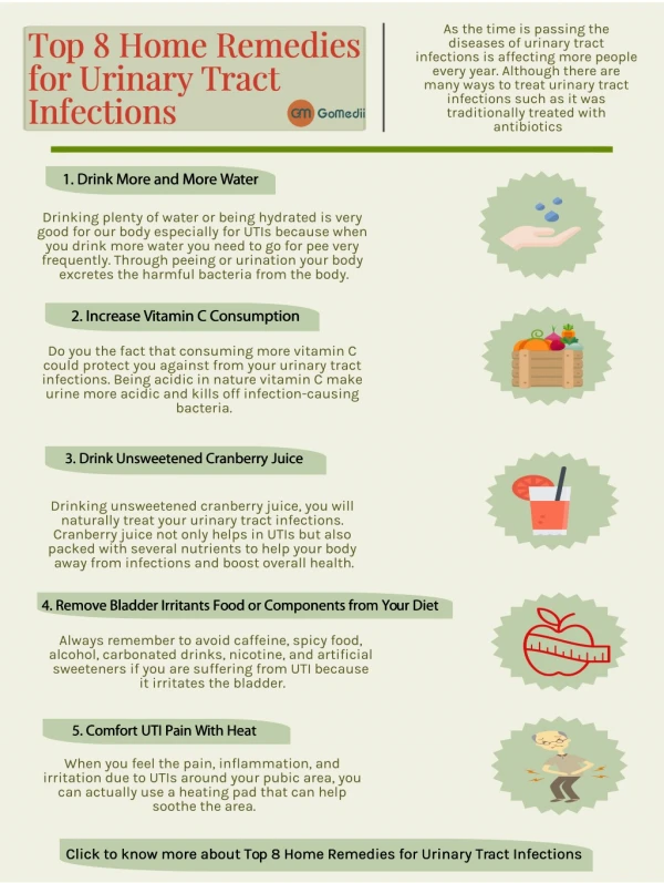 Top 8 Home Remedies for Urinary Tract Infections
