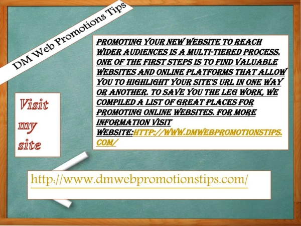 dm web promotions tips