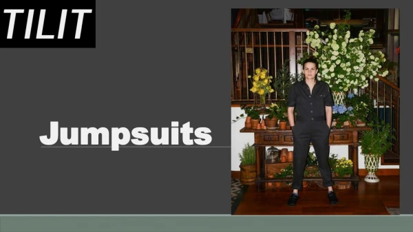 Jumpsuits | Tilit Modern Hospitality Workwear