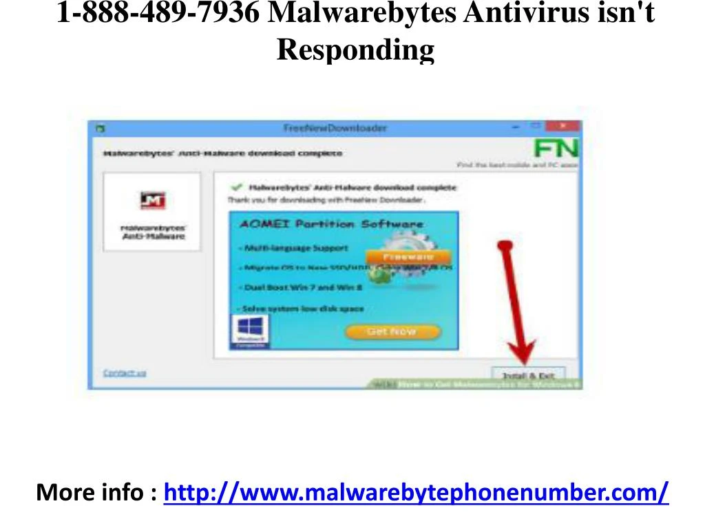 1 888 489 7936 malwarebytes antivirus isn t responding