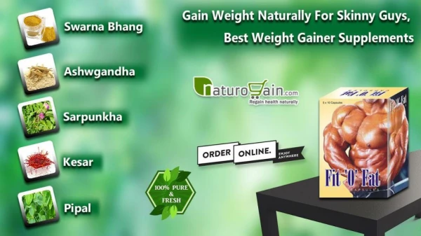 Gain Weight Naturally for Skinny Guys, Best Weight Gainer Supplements