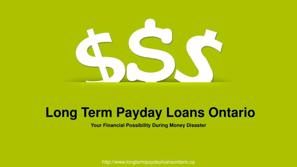 long term payday loans ontario