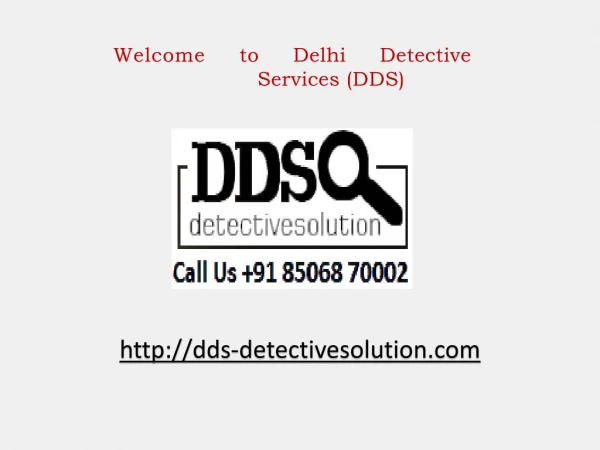 Detective Agency in Delhi India - Best Detective Services