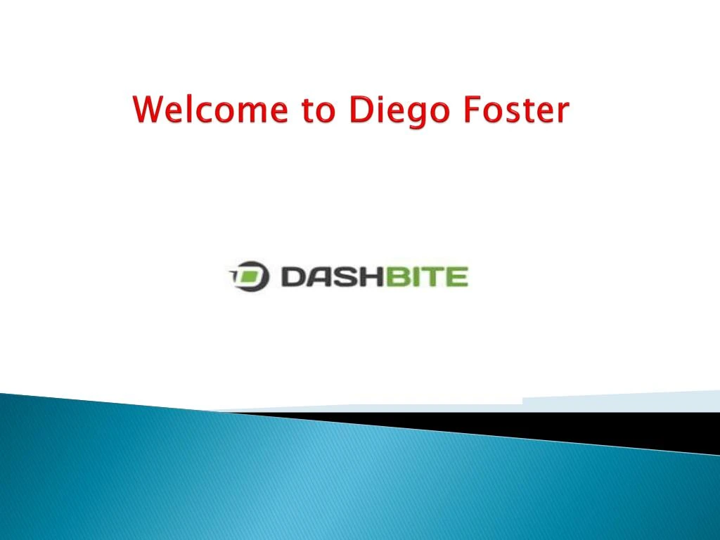 welcome to diego foster